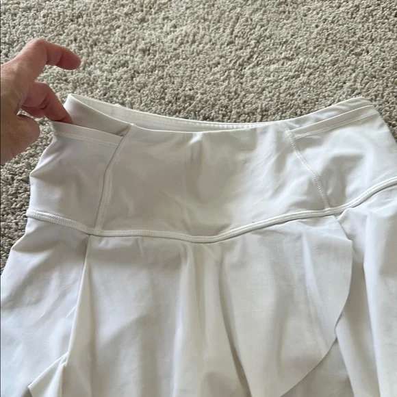 White Ruffled Mini Skirt - Picture 4 of 6